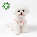 Organic Quilted Vest - Pink Bunny