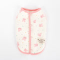 Organic Quilted Vest - Pink Bunny - PawPaw Pet Shop