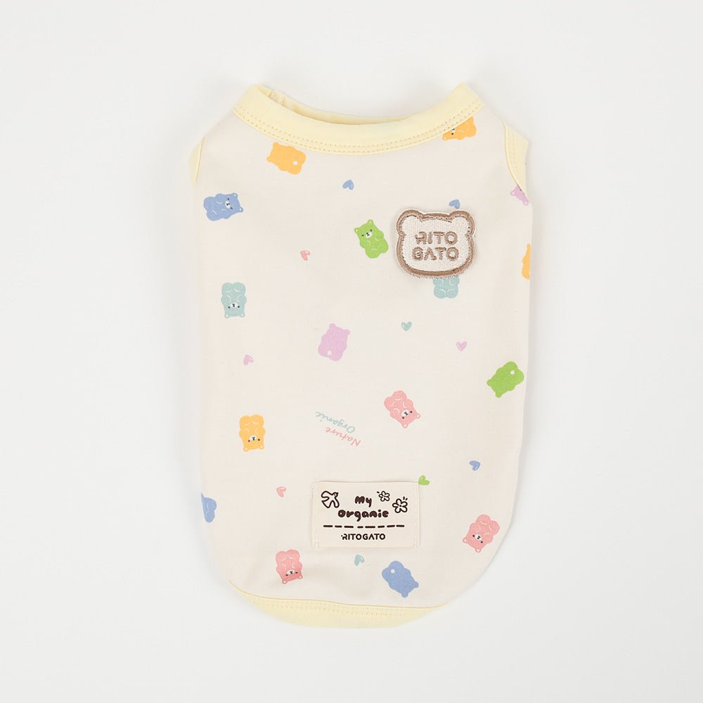 Organic Shirt - Jelly Bear - PawPaw Pet Shop