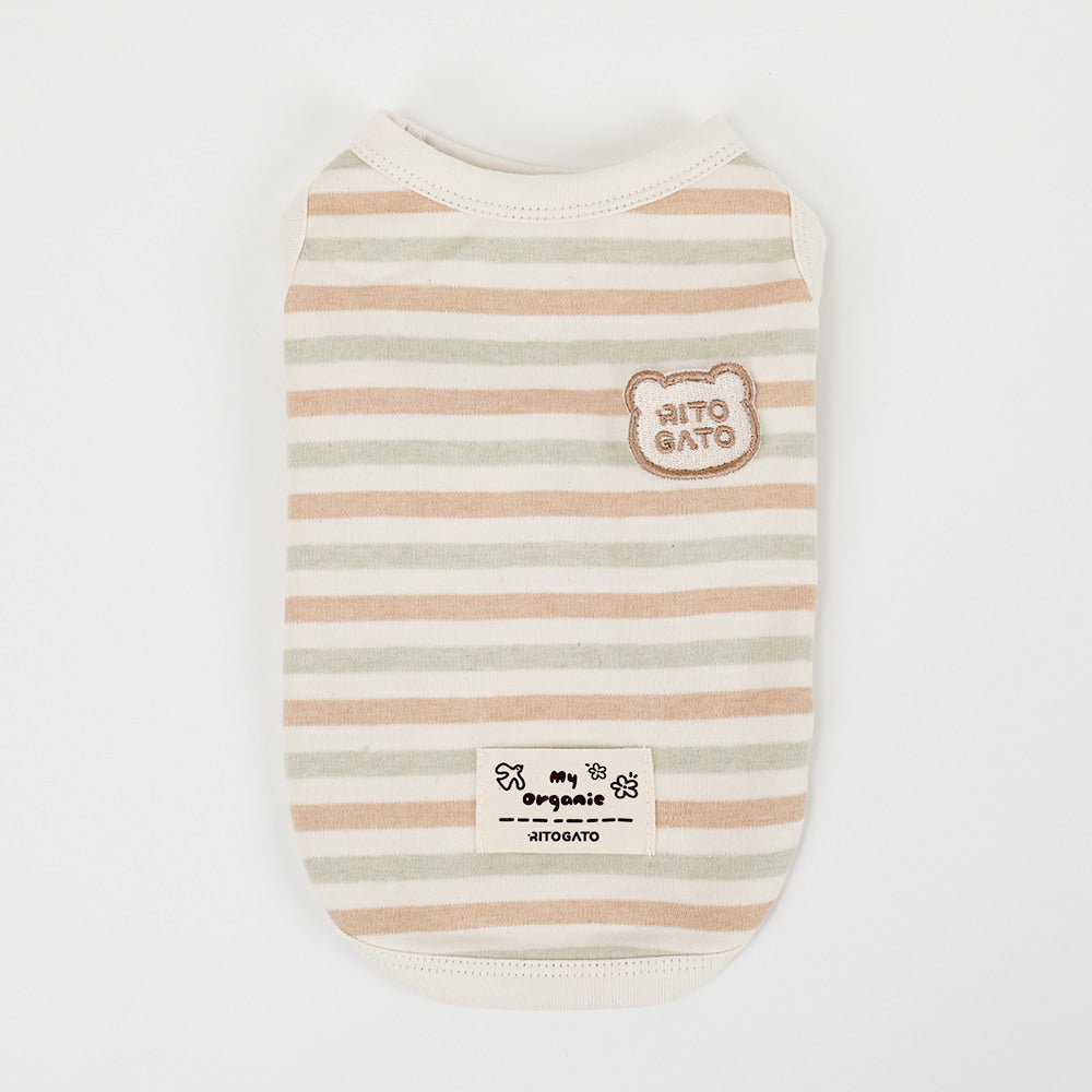 Organic Shirt - The Ringed Pistachio Pop - PawPaw Pet Shop