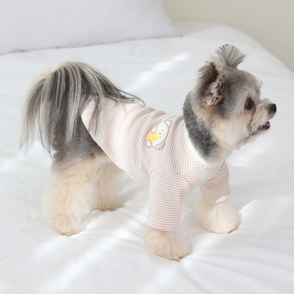 Organic T-Shirt - Cozy Striped - PawPaw Pet Shop