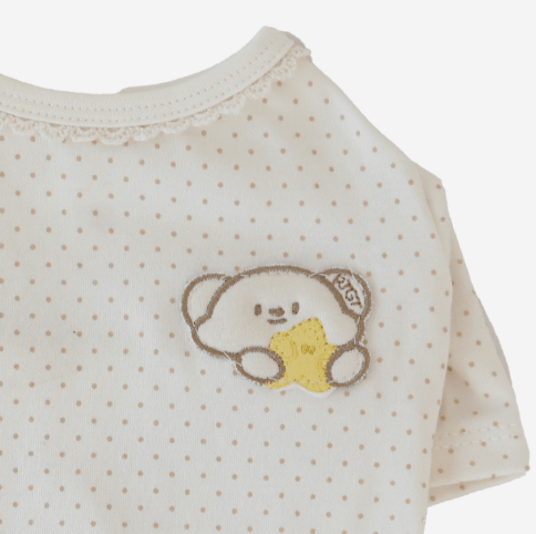 Organic T-Shirt - Poka Dots - PawPaw Pet Shop