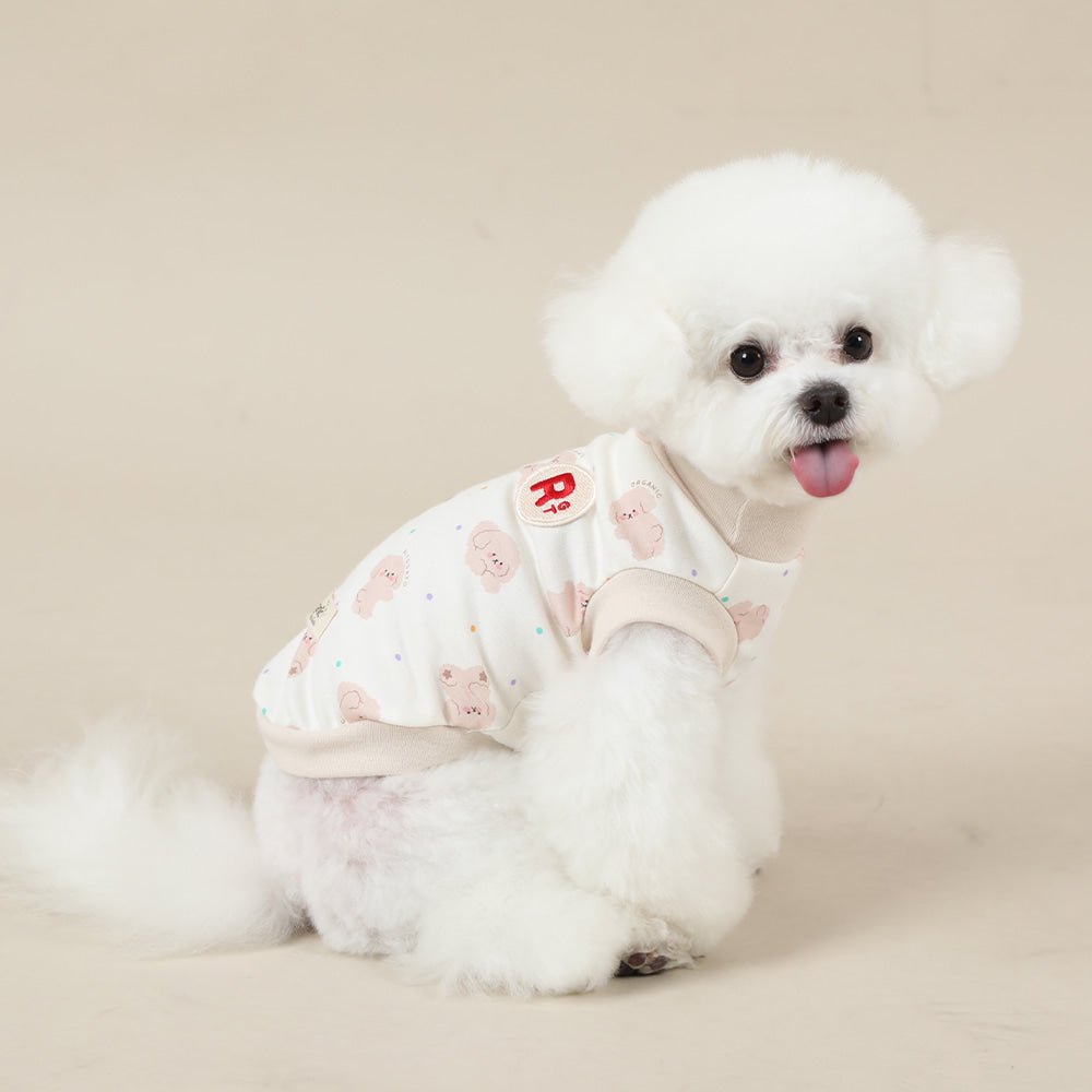 Organic T-Shirt - Poodle Party - PawPaw Pet Shop