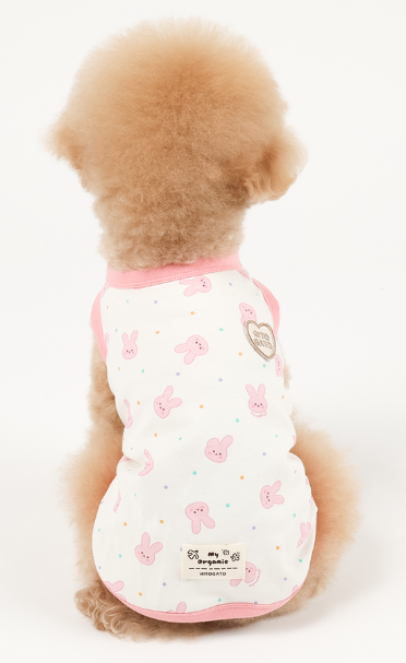 Organic Shirt - Pink Bunny