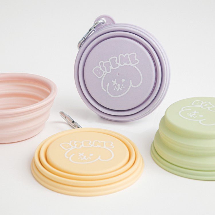 Silicone Travel Bowl Pastel - PawPaw Pet Shop