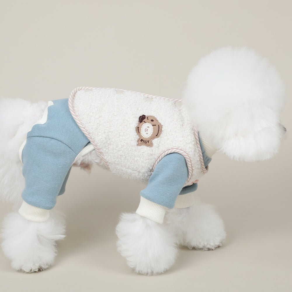 Soft Warm Cozy Curly Vest - PawPaw Pet Shop