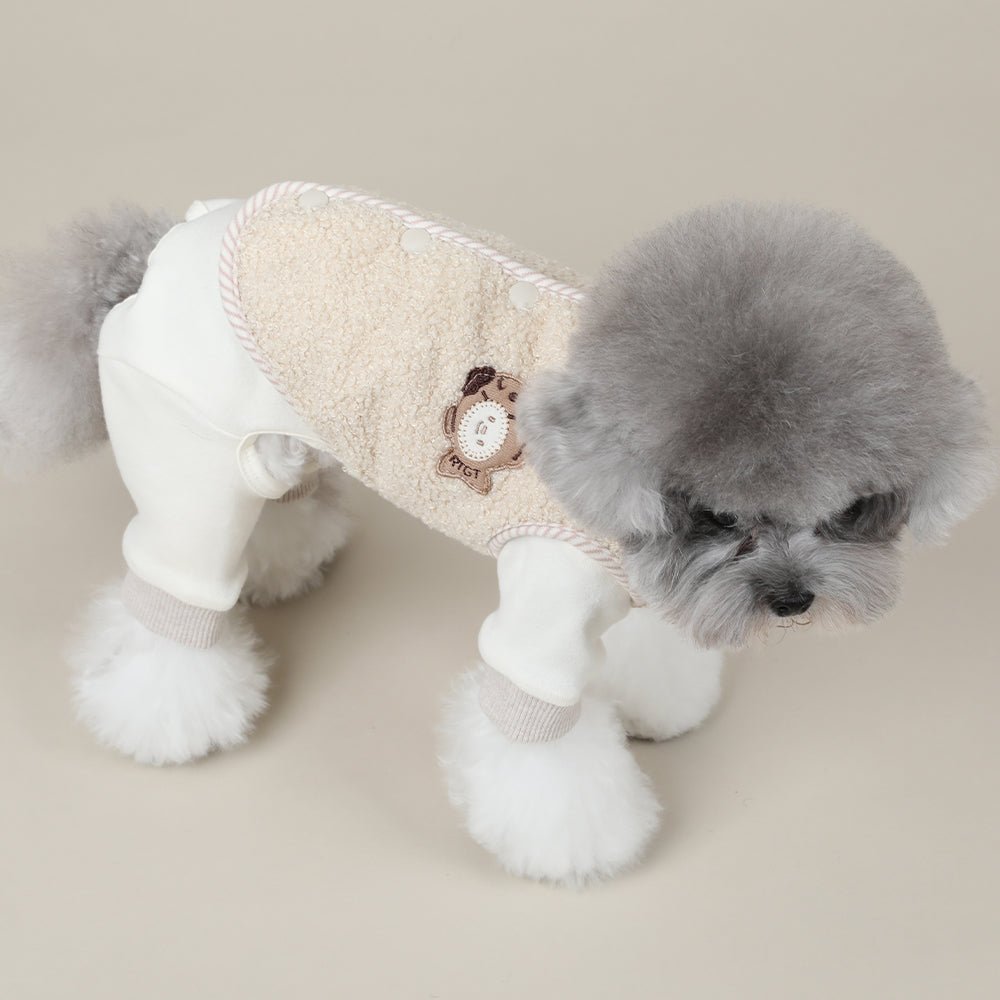 Soft Warm Cozy Curly Vest - PawPaw Pet Shop