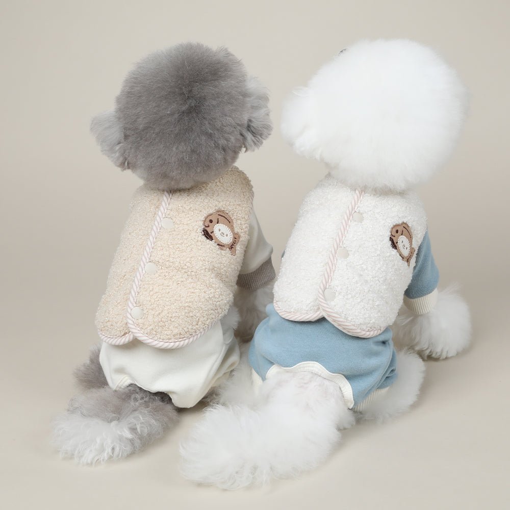Soft Warm Cozy Curly Vest - PawPaw Pet Shop