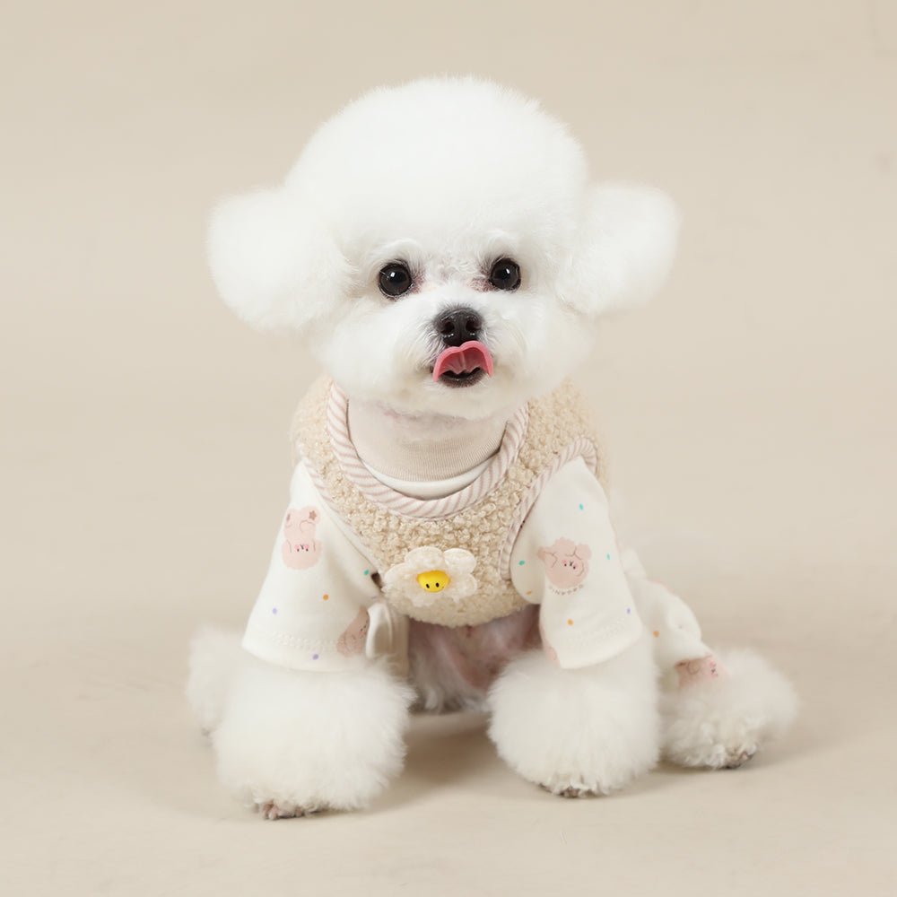 Soft Warm Cozy Curly Vest - PawPaw Pet Shop