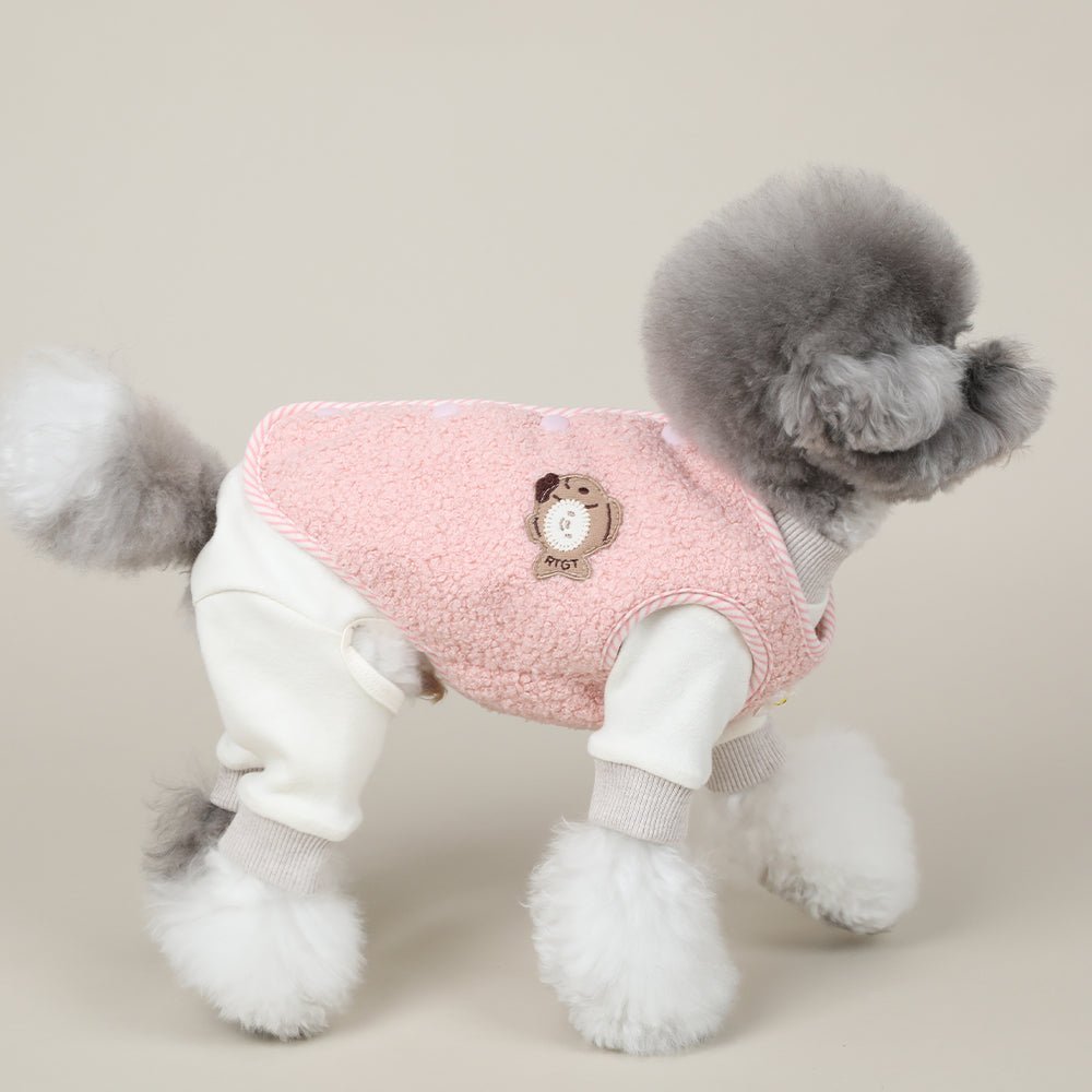 Soft Warm Cozy Curly Vest - PawPaw Pet Shop