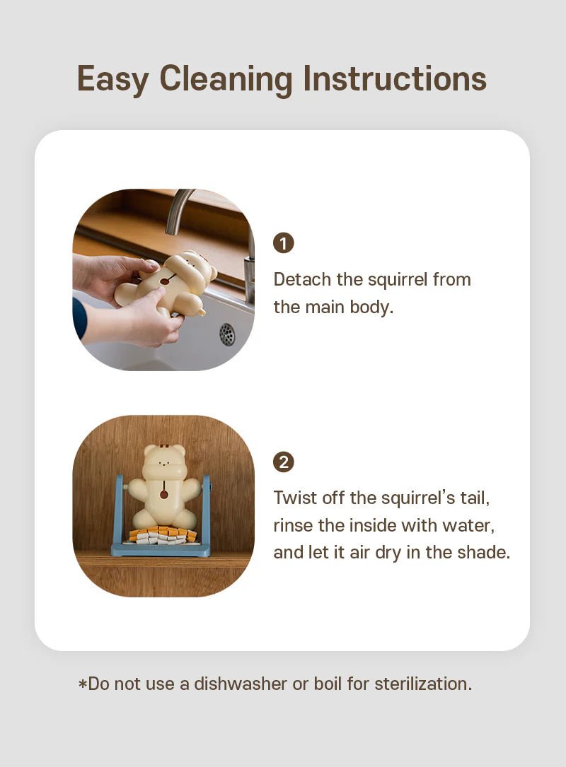 Spin & Snack Chipmunk Toy - PawPaw Pet Shop
