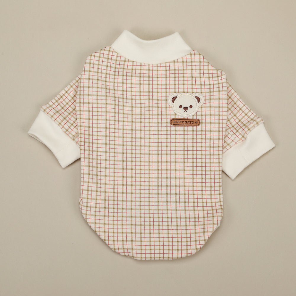 Sweetly Checkered T-Shirt - PawPaw Pet Shop