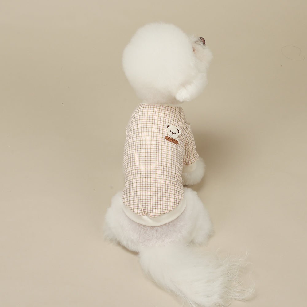 Sweetly Checkered T-Shirt - PawPaw Pet Shop