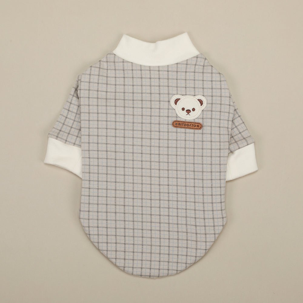 Sweetly Checkered T-Shirt - PawPaw Pet Shop